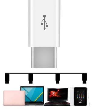 КАБЕЛЬ-АДАПТЕР MICRO USB-C 3.1 TYPE C 10 ШТ.