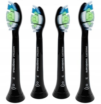 4X KOŃCÓWKI PHILIPS SONICARE W2 OPTIMAL WHITE HX6064 WYBIELAJĄCE