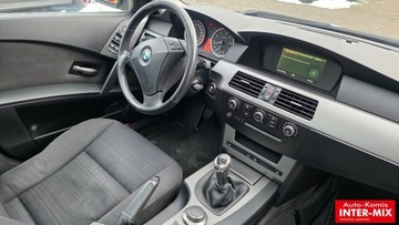 BMW Seria 5 E60 Sedan 2.5 525i 218KM 2006 BMW Seria 5 Zarejestrowany kombi bogata wersja gaz LPG 2.5 BenzynaLPG, zdjęcie 27