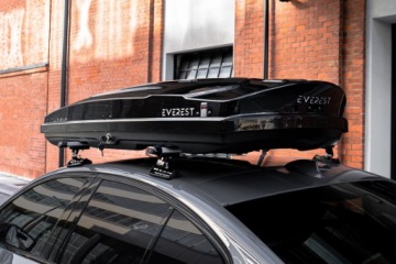 BOX DACHOWY KUFER NA DACH 420L MODEL LONDON CZARNY