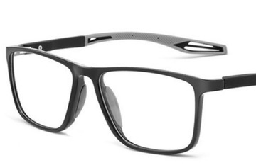 OKULARY KOREKCYJNE sportowe szare minusy -3.5
