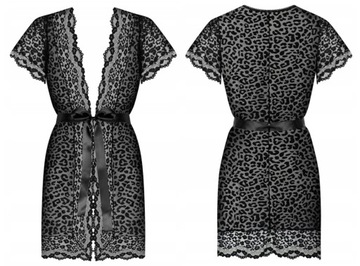 БАННЫЙ ХАЛАТ OBSESSIVE КРУЖЕВНЫЙ PENIUAR GIULLY L/XL