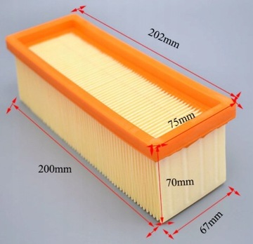 Фильтр для пылесоса Karcher SE 5.100 SE 6.100 A2501 6.414-498.0 2 шт.