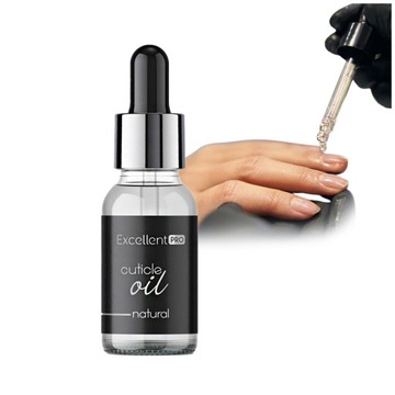 Excellent PRO Oliwka do skórek paznokci z pipetą 10ml Natural