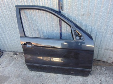 DRZWI PRAWY PRZÓD BMW X5 E53 BLACK SAPPHIRE METALI