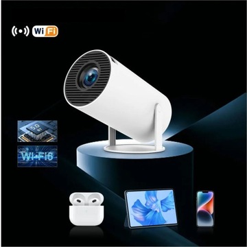 НОВЫЙ ПРОЕКТОР HY300 PRO ОРИГИНАЛЬНЫЙ Android 11 ТВ WIFI ПОРТАТИВНЫЙ SMART