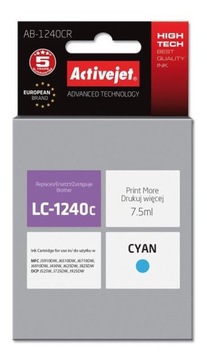 Tusz ActiveJet do Brother niebieski (cyan)
