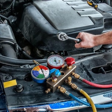 КОМПЛЕКТ ЗАПРАВОЧНЫХ ШЛАНГОВ, ЗАПРАВОЧНЫЙ ШЛАНГ ХЛАДАГЕНТА С МАНОМЕТРОМ