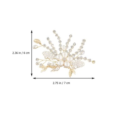 ПРЯЖКИ ДЛЯ ОБУВИ ЦВЕТЫ СВАДЕБНЫЕ УКРАШЕНИЯ УКРАШЕНИЯ С ЖЕМЧУГОМ ЗАЖИМЫ СЪЕМНЫЕ PLN