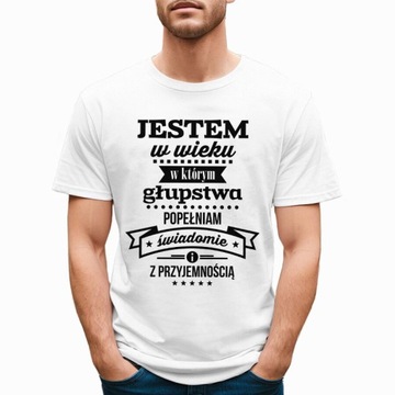 KOSZULKA MĘSKA NA URODZINY ŚWIĘTA PREZENT NA WALENTYNKI DZIEŃ CHŁOPAKA | S
