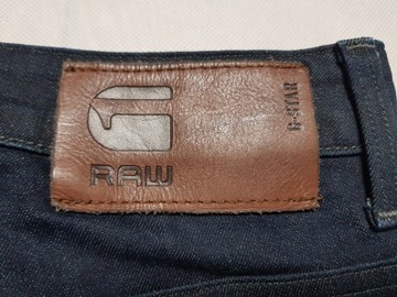 G-STAR RAW - 3301 SLIM W32L32 pas 87 cm IGŁA STAN '