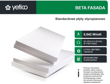 YETICO STANDART ПАССИВНЫЙ БЕТА ПЕНСТИРОП 0,042 22 СМ