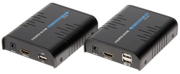Extender transmiter HDMI + USB po skrętce UTP 100m