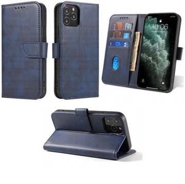 Etui SKÓRZANE Case Futerał Obudowa do iPhone 13 Pro Max