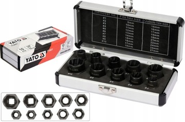 ОТВЕРТКИ YATO ДЛЯ СЛОМАННЫХ, СЛОМАННЫХ, ПОВРЕЖДЕННЫХ, ОБРАБОТАННЫХ ВИНТОВ, 10 ШТ.