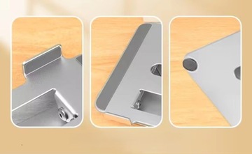 Алюминиевая подставка для ноутбука VAZIO, вращение на 360°, регулируемая и эргономичная (N81-2-S)