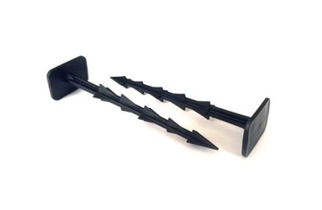 KOTWICE KOTWY SZPILKI DO MOCOWANIA AGROWŁÓKNINY SIATKI 15 CM 100 SZT
