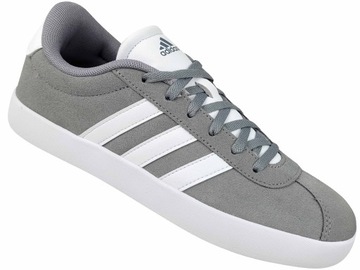 ADIDAS VL COURT 3.0 ID6314 ОБУВЬ КРОССОВКИ SAMBA КОЖАНЫЕ СЕРЫЕ