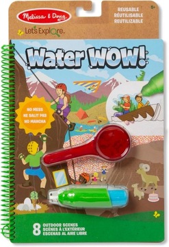 Melissa & Doug Water WOW! Książka do Kolorowania Wodą Malowanka