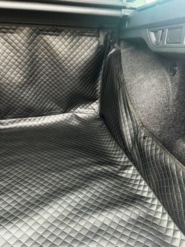 Коврик в багажник KIA CEED KOMBI Eco Стеганая кожа, черный