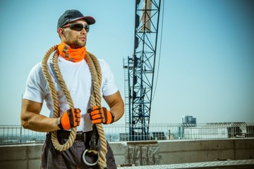 LAHTI PRO CZAPKA ROBOCZA Z DASZKIEM BAWEŁNIANA CZARNA L1812300