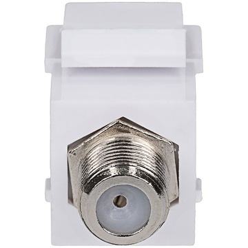 Слот модуля Keystone F (цилиндр) белый