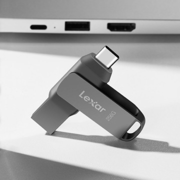 Флэш-накопитель Lexar JumpDrive D400, 64 ГБ, USB 3.1, серый