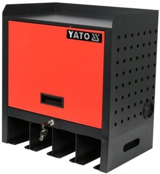YATO METALOWA SZAFKA NA ELEKTRONARZĘDZIA NARZĘDZIA 4 GNIAZDA 480x430x280 mm