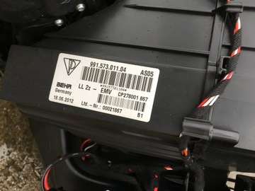 PORSCHE 911 CARRERA 991 RADIÁTOR KLIMATIZACE DMYCHADLO