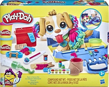 PLAY-DOH CIASTOLINA ZESTAW WETERYNARZ Z PIESKIEM