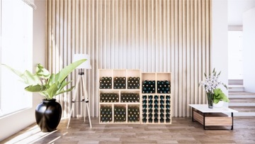 Винная стойка, деревянная подставка, полка RW-6-1