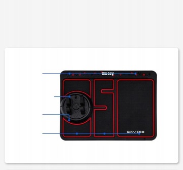 ПРОТИВОСКОЛЬЖАЮЩАЯ телефонная панель для автомобиля 4в1