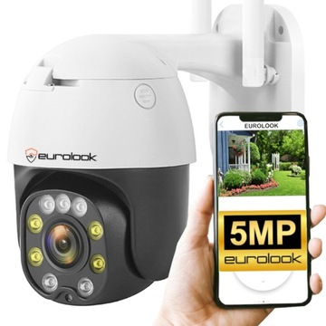 Kamera IP WIFI Zewnętrzna Obrotowa 5MPX 4X ZOOM