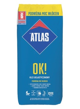 ATLAS OK! KLEJ UELASTYCZNIONY do płytek op. 25 KG