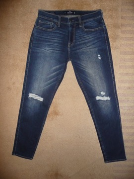 Spodnie dżinsy HOLLISTER W31/L32=41,5/100cm jeansy