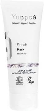 Yappco Scrub Mask with Clay Maska peeling wygładzająca z glinką 75ml