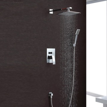 ZESTAW PRYSZNICOWY BATERIA PODTYNKOWA DESZCZOWNICA