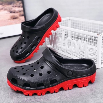 Summer Rubber Sandals Men Clogs Garden Shoes Size