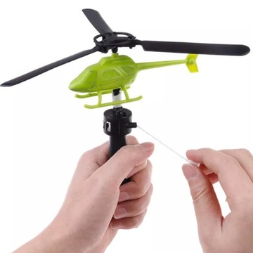 HELIKOPTER WYRZUTNIA LATAJĄCY HELIKOPTER ŚMIGŁO LATAJĄCA ZABAWKA WIATRACZEK