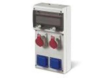 BLOCK 4 ROZDZIELNIA BUDOWLANA 10M 2X 230V, 2X 32/5 SERIA 632