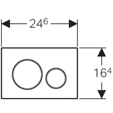 SIGMA20 ПЕРЕДНЯЯ КНОПКА BI-CHR BLU-BI (шт.)