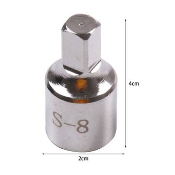 Klucz do korka spustowego miski olejowej ze stali stopowej, kwadratowa główka 8 mm, łatwa instalacja