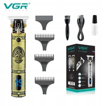 VGR T9 Hair Clipper Metal Hair Cutting Machine C2