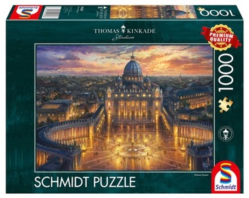 Schmidt PQ Puzzle 1000 el THOMAS KINKADE Watykan