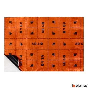 БУТИЛОВЫЙ БИТУМИНАЛЬНЫЙ ЗВУКОВОЙ МАТ 75х50см толщиной 4 мм сельскохозяйственная машина