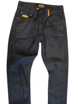 SUPERDRY WOSKOWANE SPODNIE JEANS W30 L32
