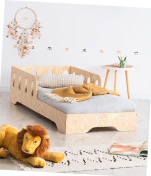 ŁÓŻKO SOSNOWE DO POKOJU DZIEWCZYNKI CHŁOPCA DREWNO