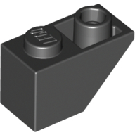 LEGO 3665 366526 skos 1x2 czarny 2szt