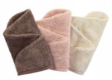 ПОЛОТЕНЦЕ-ТЮРБАН ДЛЯ ВОЛОС МИКРОФИБРЫ, МЯГКИЙ БЕЖЕВЫЙ