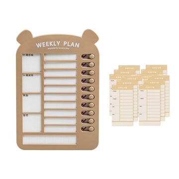 Detachable List Board Daily Schedule Board wi